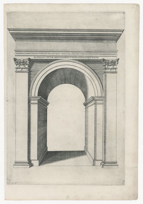 Perspective of the Arch of Gallienus, Rome