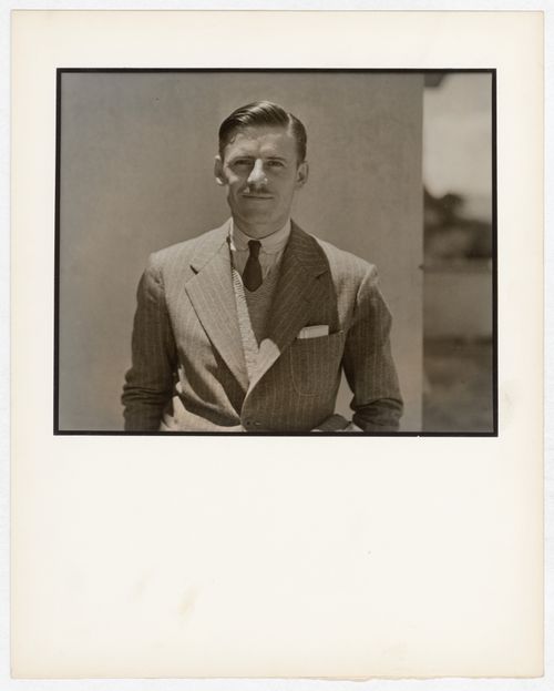 Portrait of architect Enrique del Moral, Mexico