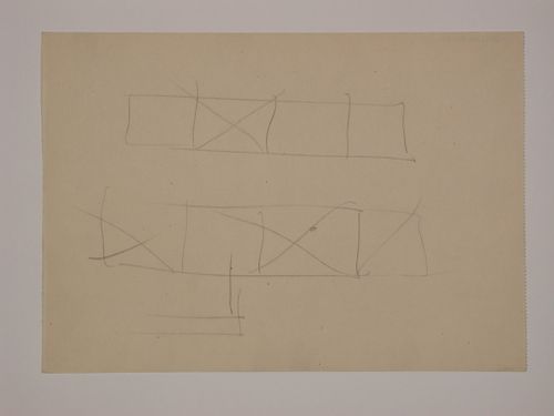 Various documents and drawings including furniture design and office renovation: File G 715