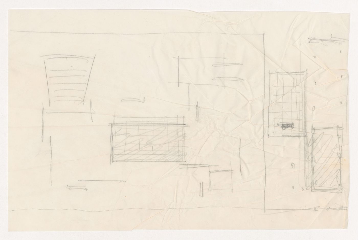 Sketch plan for Museum for a Small City