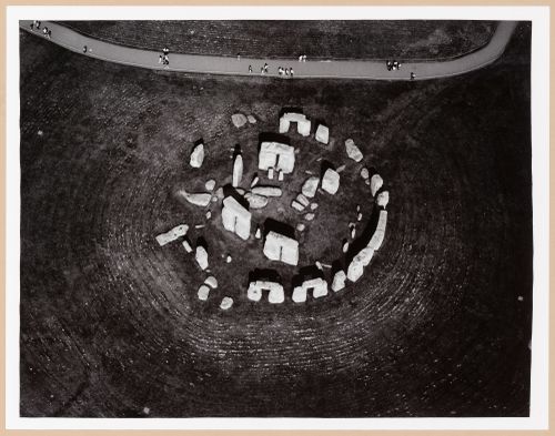 Aerial view of Stonehenge, near Amesbury, Wiltshire, England