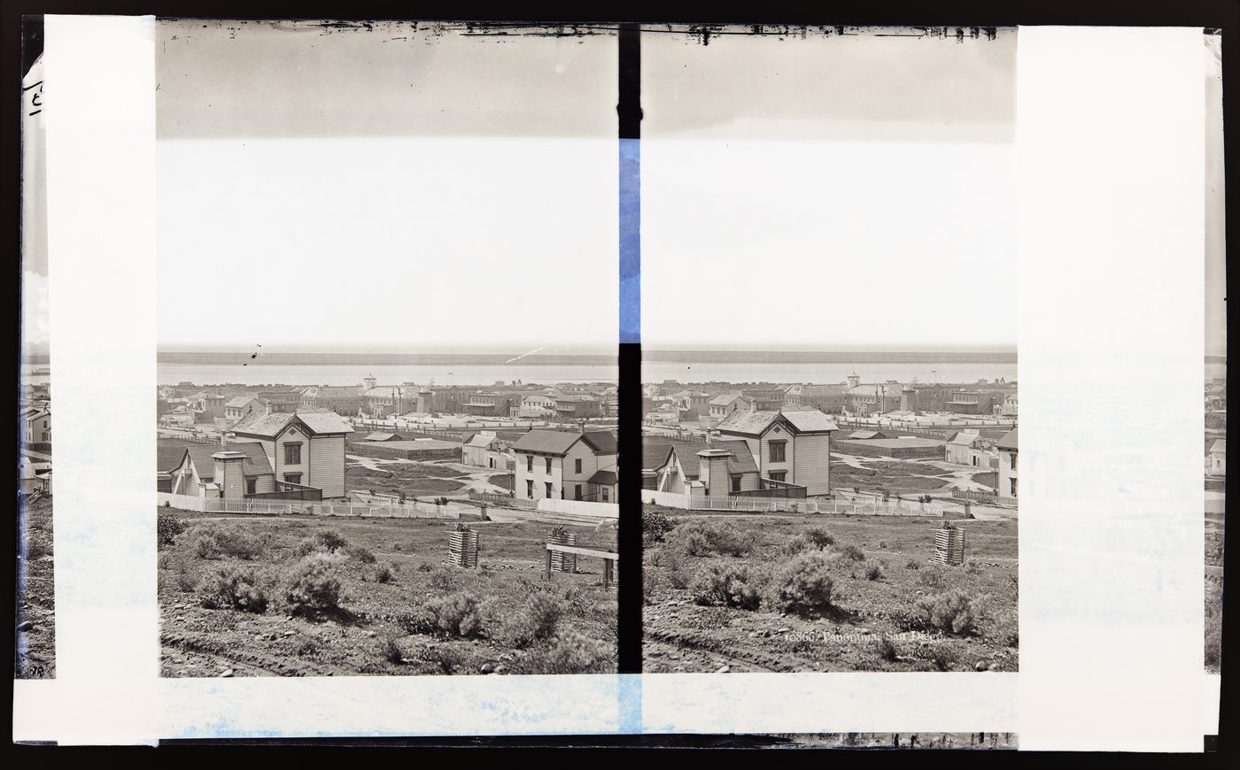 Stereograph of panorama of San Diego, California, United States of America