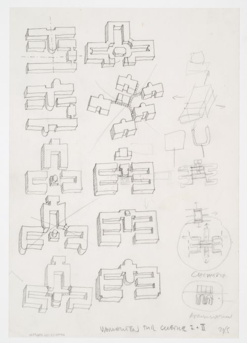 Bayer AG Headquarters, Monheim, Germany: intial sketches