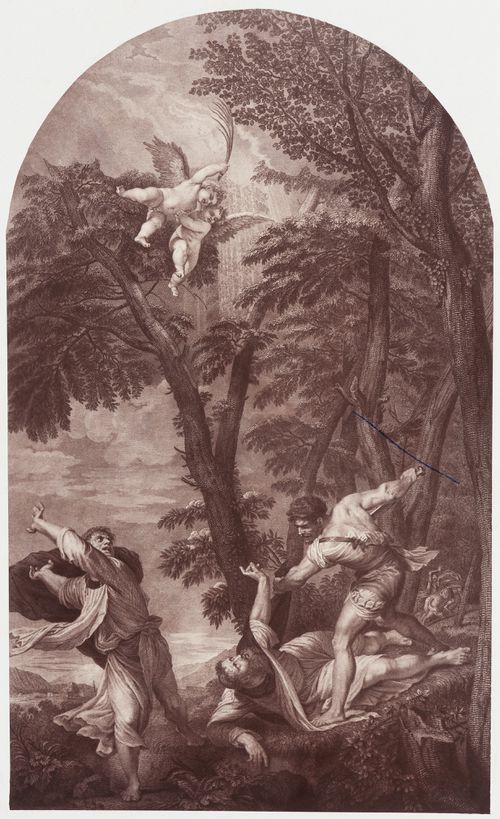 Photograph of the "Death of Saint Peter Martyr" by Titian, Santi Giovanni e Paolo (also known as San Zanipolo), Venice