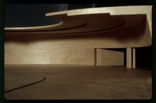 View of model for Posto de abastecimento da SACOR, Matosinhos, Portugal