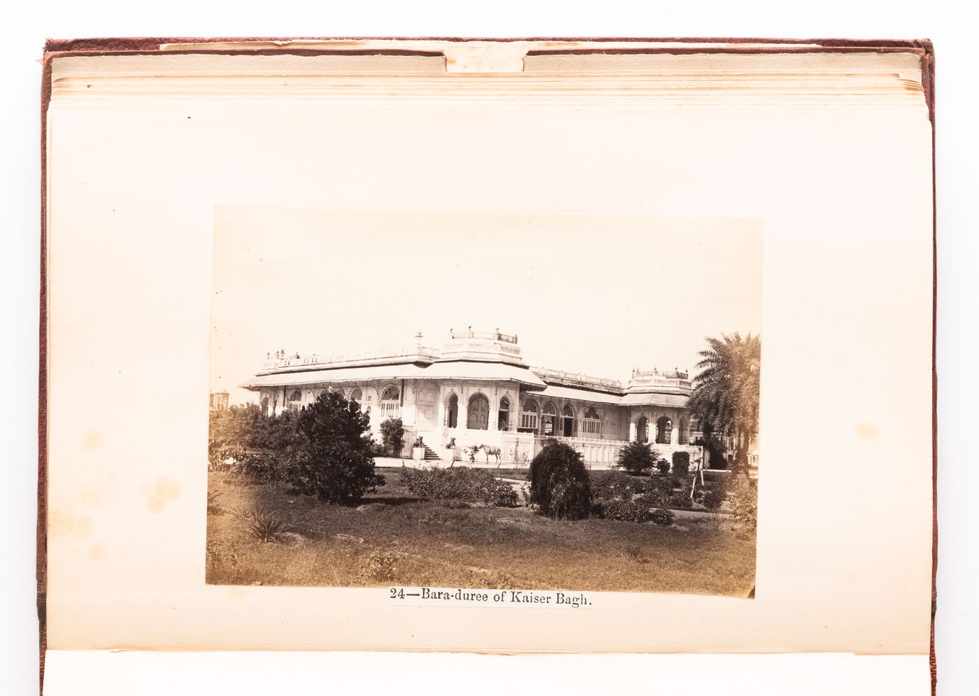 View of the baradari of the Kaisarbagh [Caesar's Garden] Palace complex, Lucknow, India