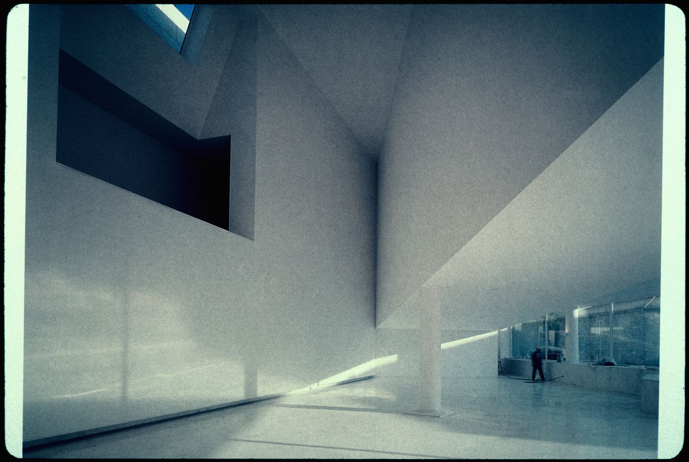 Interior view of Centro Galego de Arte Contemporânea, Santiago de Compostela, Spain