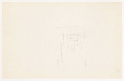 Partial sketch plan for the Metallurgy Building, Illinois Institute of Technology, Chicago
