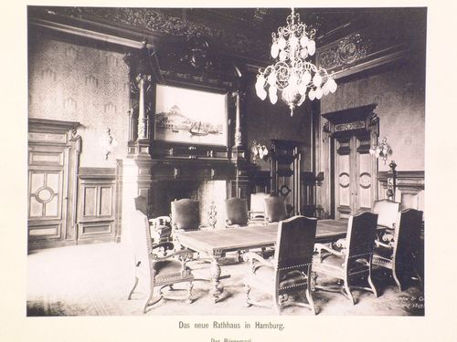 Das Neue Rathhaus in Hamburg DerBürgersaal