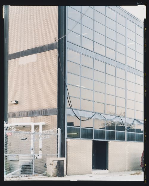 Partial view of the Minerals and Metals Research Building showing a corner, IIT Research Institute, Chicago, Illinois