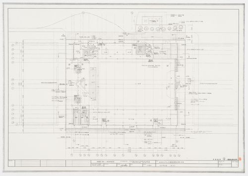Ground plan, Galaxy Toyama Gymnasium, Imizu, Japan