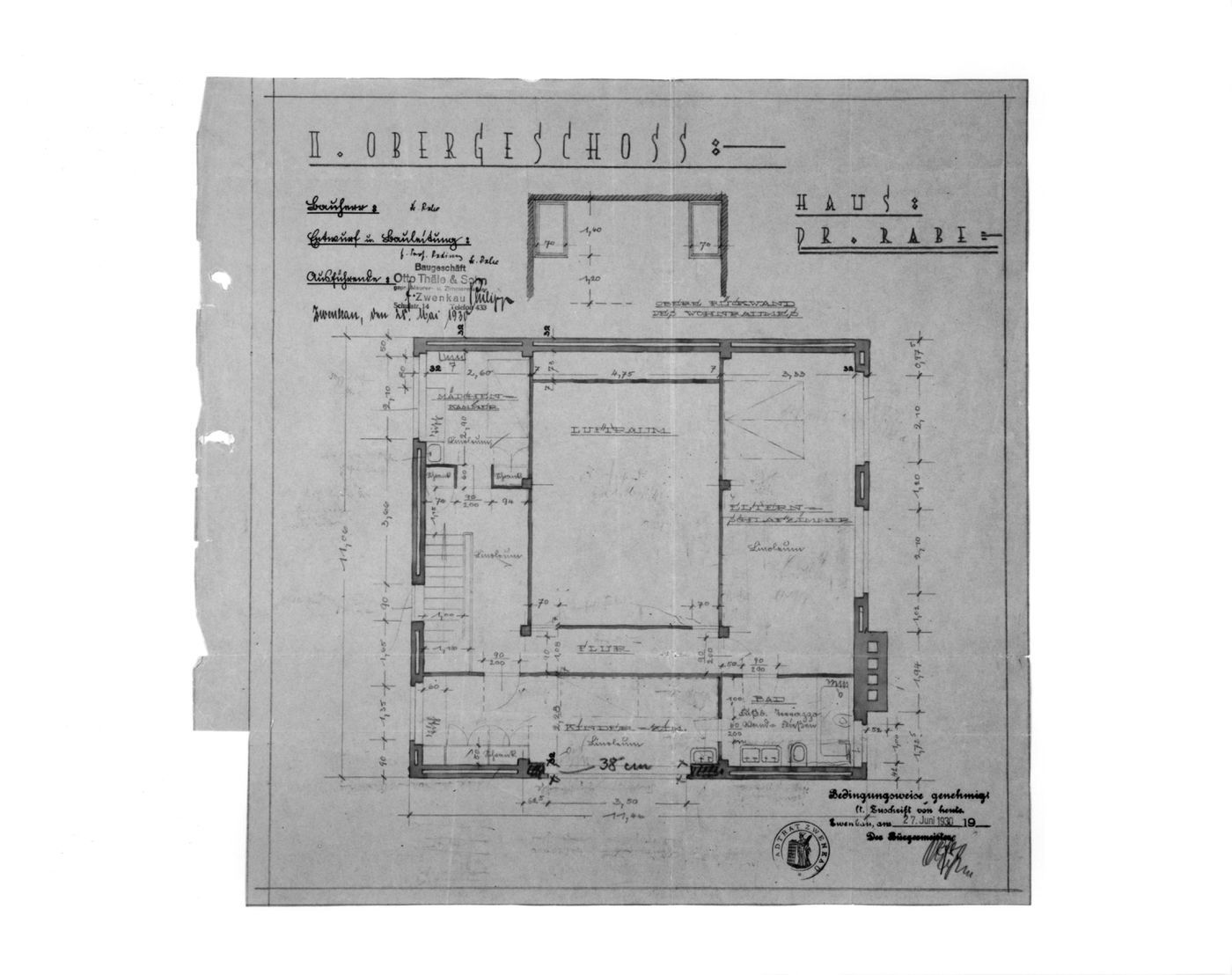 Dr Rabe House, Zwenkau - II.Obergeschoss (3rd floor)