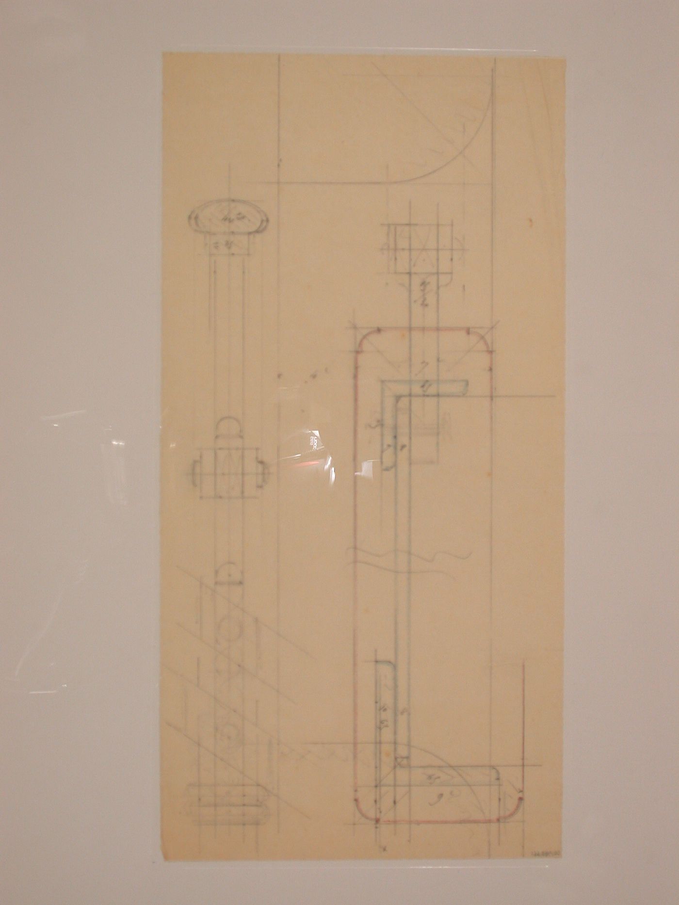 Drwgs rel.to Chateau deLanchneil (?) - construction details