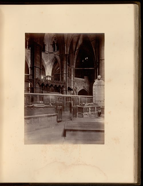 Plate from book ''The Abbey and Palace of Westminster''