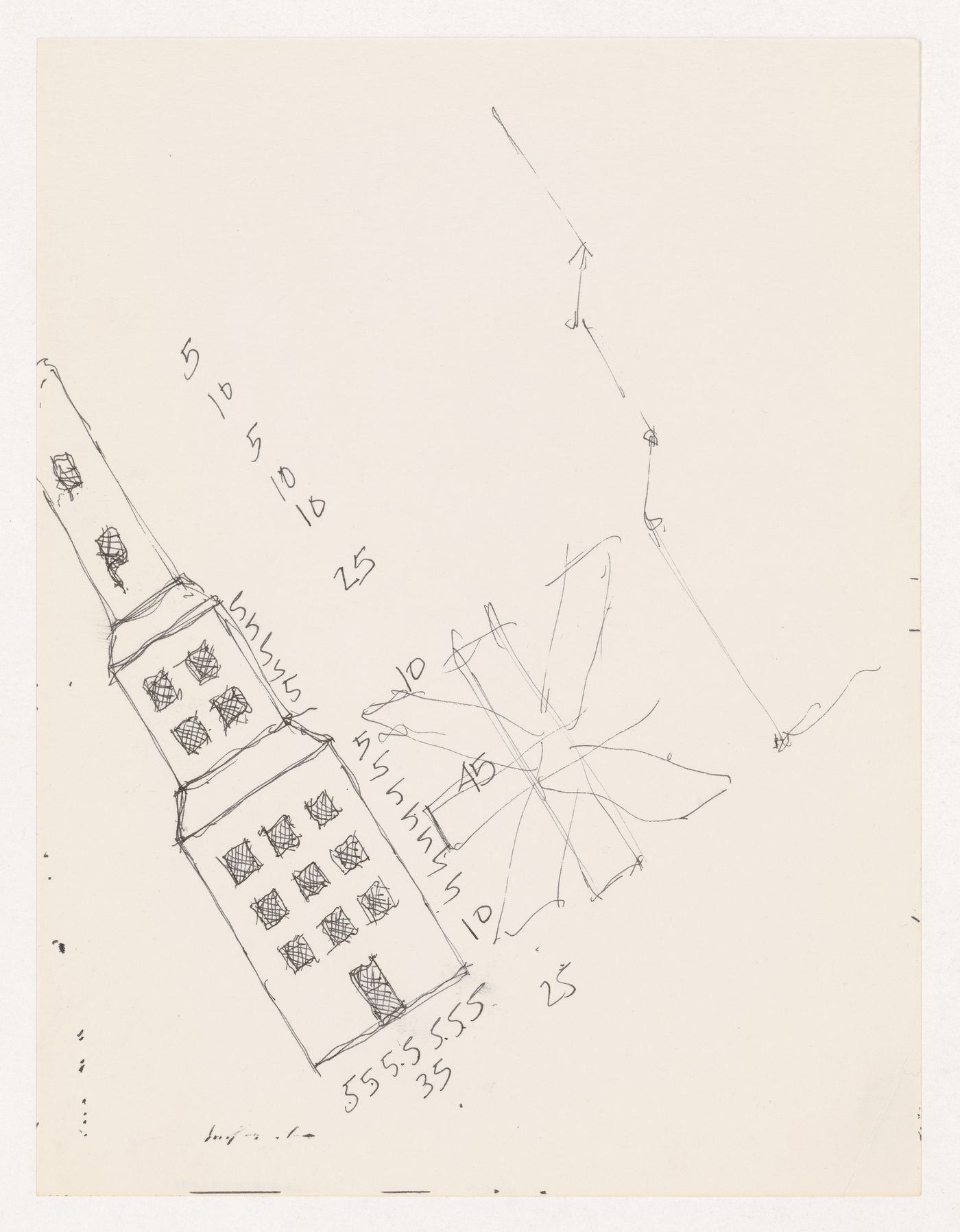 Sketch for Santiago de Compostela Botanical Complex, Santiago de Compostela, Spain