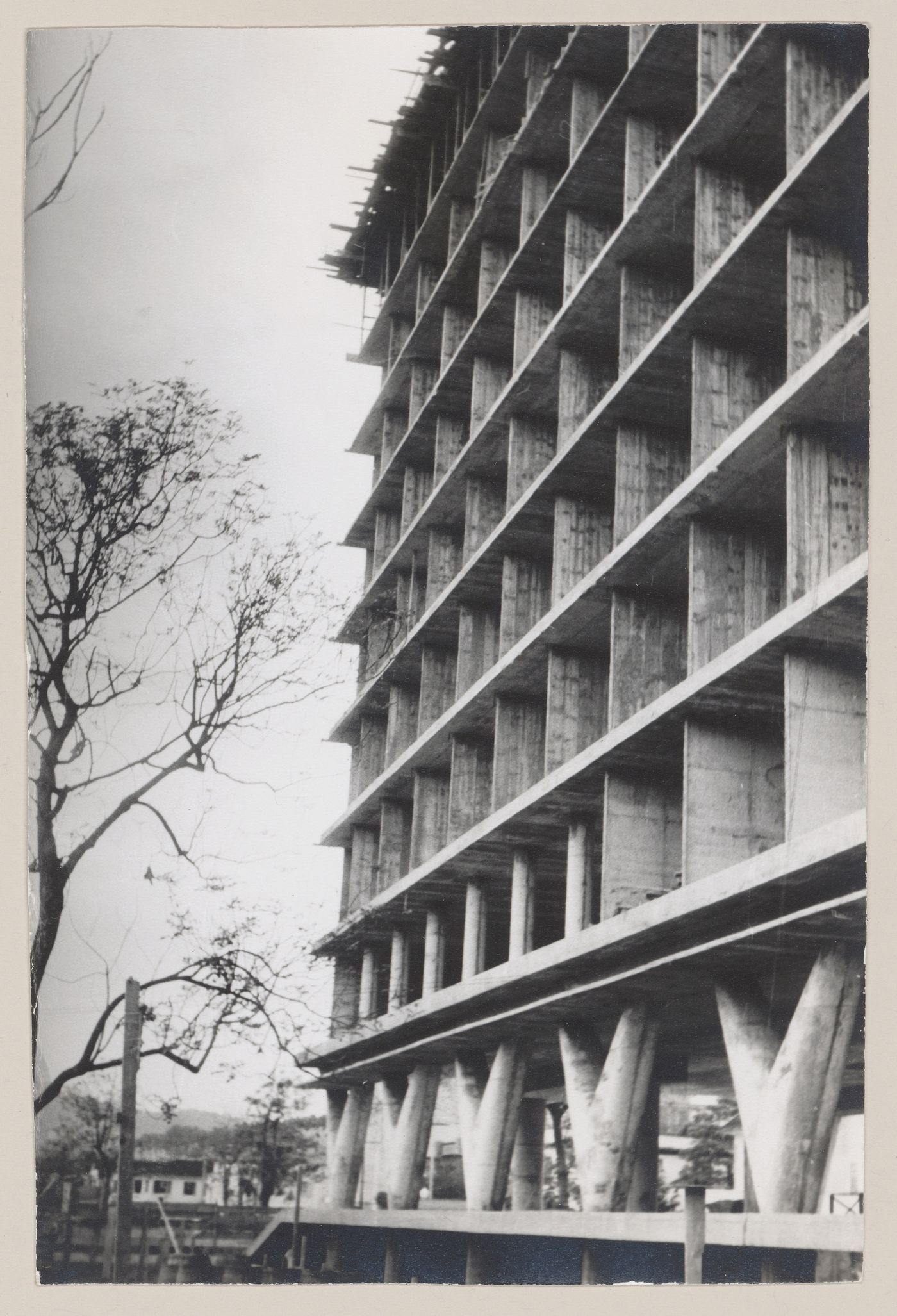 View of Hospital Sul América, under construction, Rio de Janeiro, Brazil
