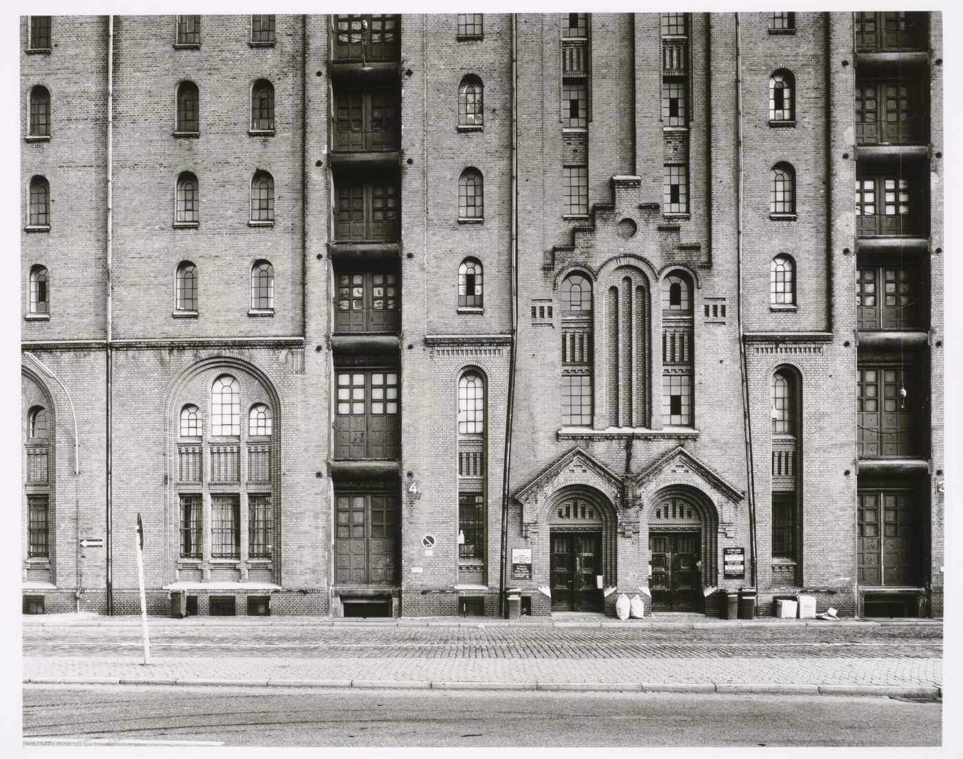 View of a Speicherblock [Storage Block] of Speicherstadt [Storage City] warehouses, Altstadt, Hamburg, Germany