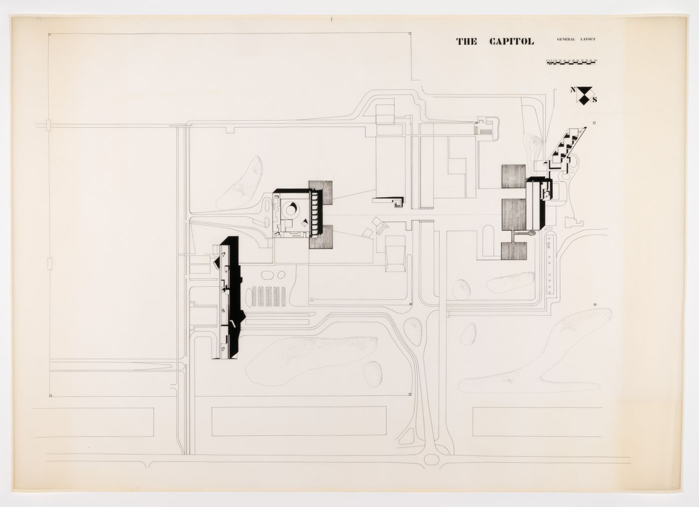 General layout for the Capitol in Chandigarh, India