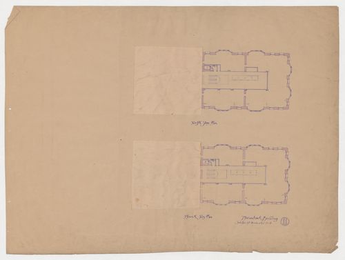 Monadnock Building, Chicago: Eleventh and twelfth floor plans