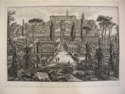 A view of the Villa d'Este and its gardens, Tivoli