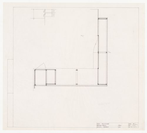 Details of a cabinet for Banco Borges & Irmão II [Borges & Irmão bank II], Vila do Conde, Portugal