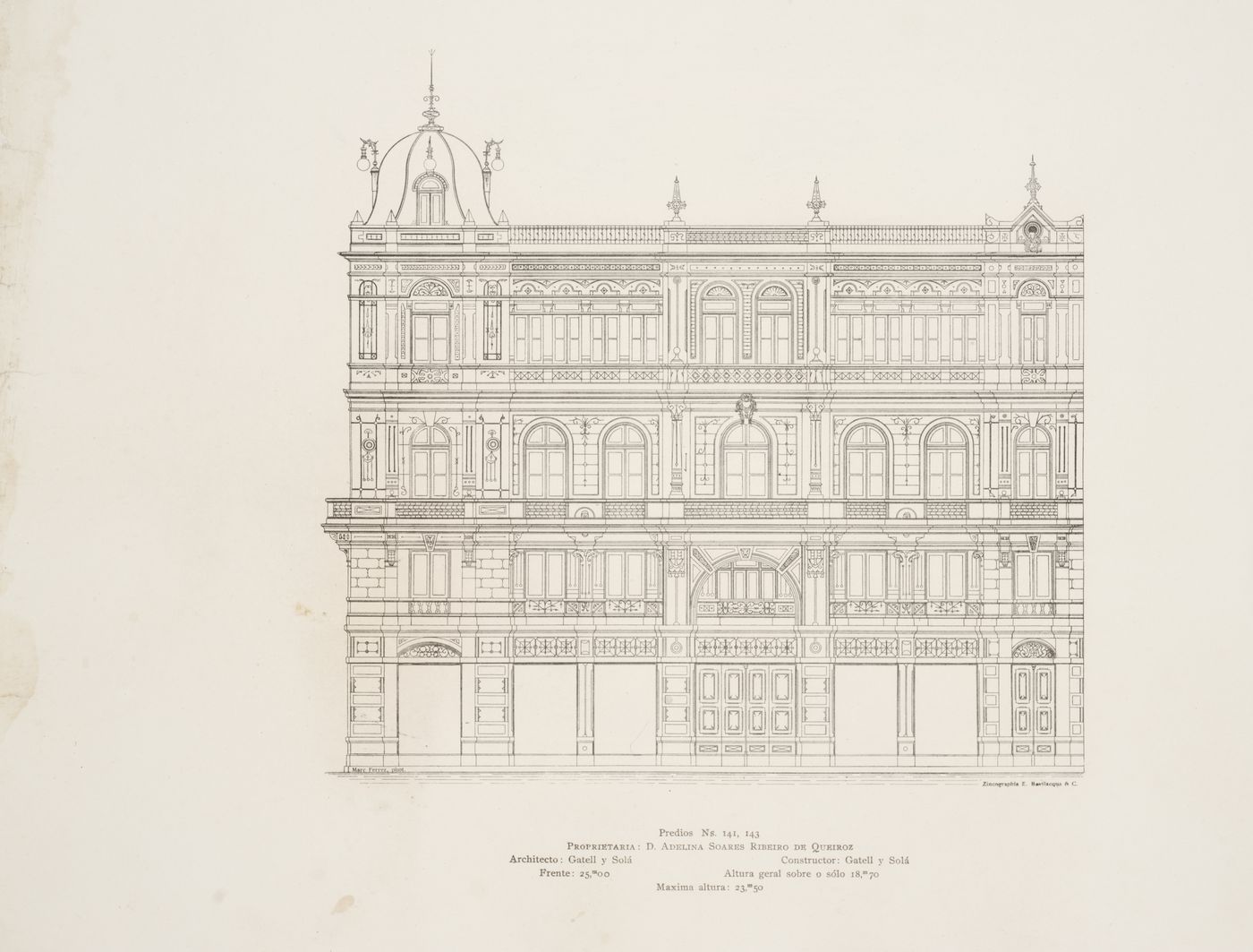 Plate from portfolio ''Avenida Central'', Brazil
