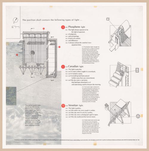 Panneau pour le projet Light Assemblage
