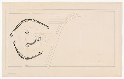 Entrance level for distinguished guests plan for Toronto City Hall and Civic Square, Toronto
