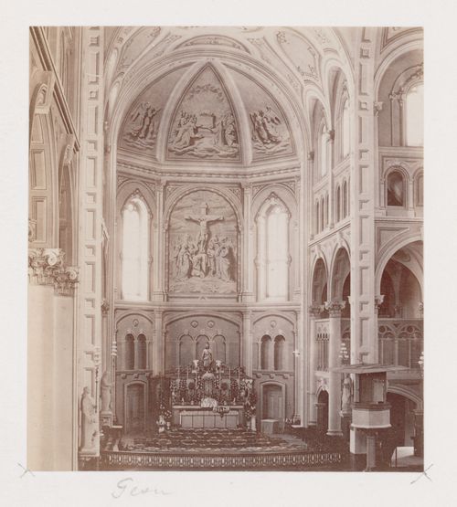 Interior view of Church of the Gesù, Montreal, Quebec, Canada