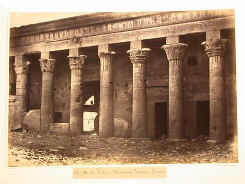 Ile de Phile. Galerie du temple (illegible)