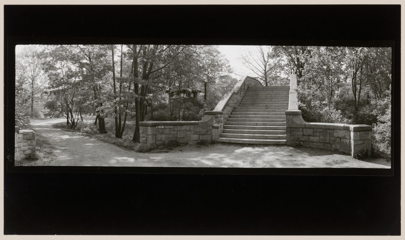 Bridlepath Bridge, Muddy River Improvement, Boston, Massachusetts