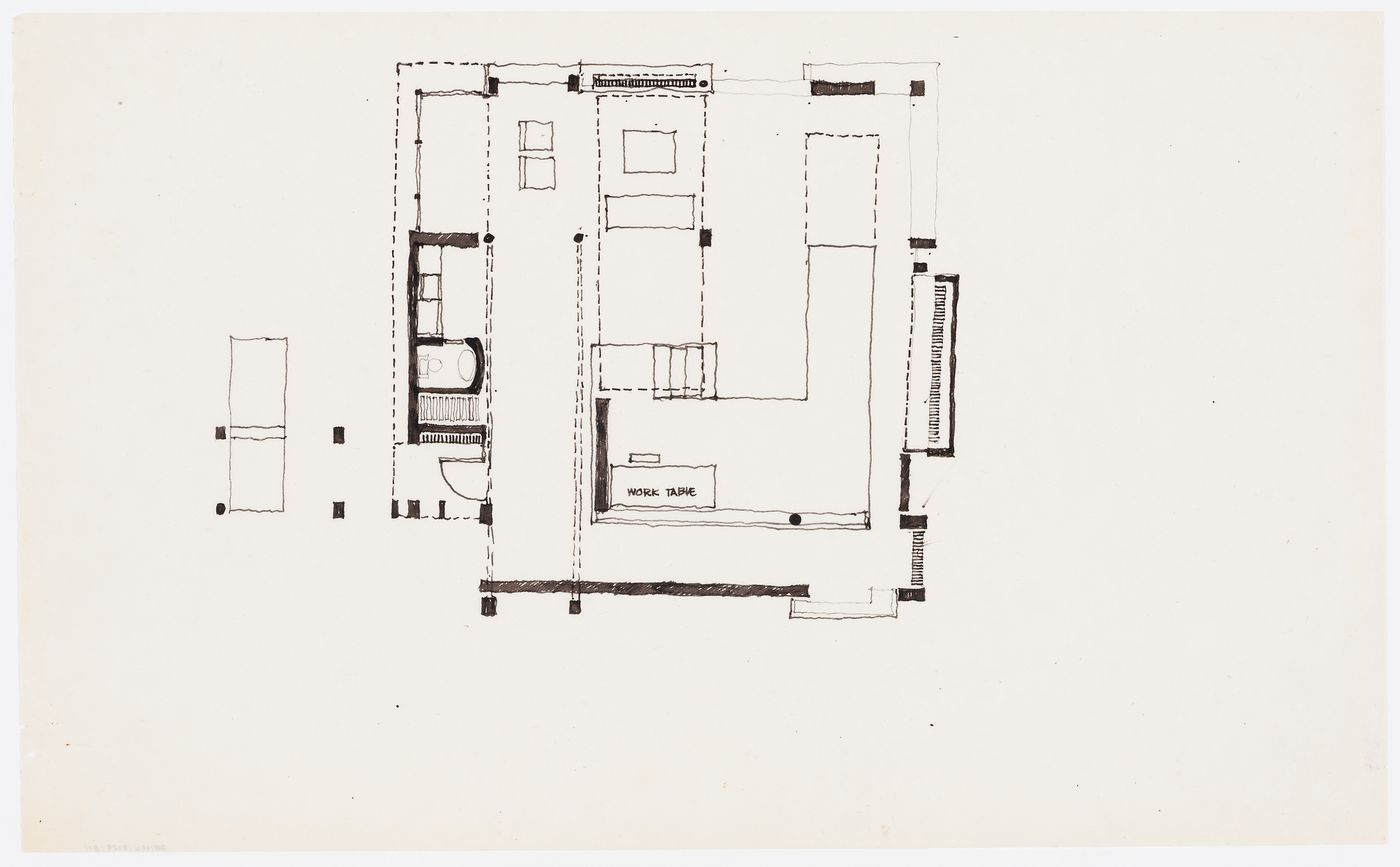 House I (Barenholtz Pavilion), Princeton, New Jersey: floor plan