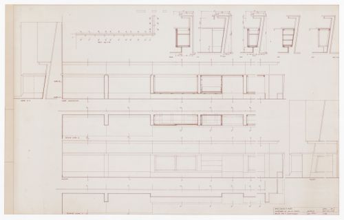 Details of the counter of the first floor for Banco Borges & Irmão II [Borges & Irmão bank II], Vila do Conde, Portugal