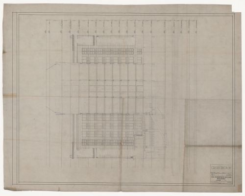 Cross section for Dominion Square Building, Montreal, Québec