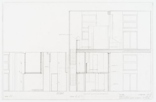 Section for Casa Righi, Milan, Italy