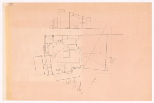 Site plan for Habitação na Rua do Castro, Pedro Gomes, Foz, Porto, Portugal
