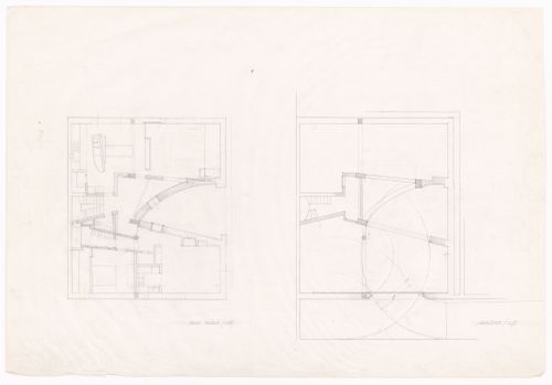 Floor plans for Casa Miggiano, Otranto, Italy