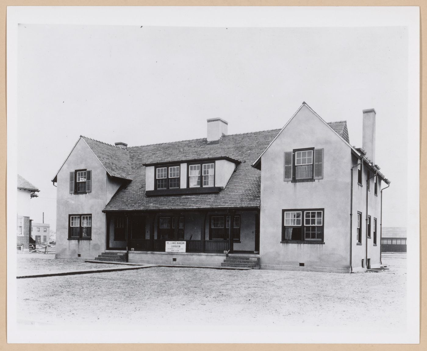 View of the Langley Civilian double house, United States [?]