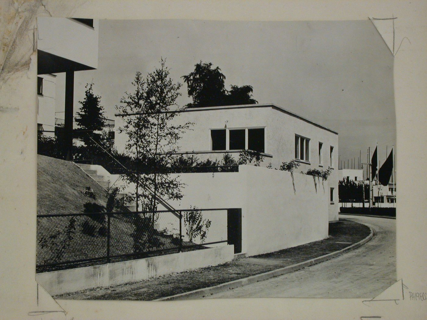 View of a housing block, Stuttgart, Germany