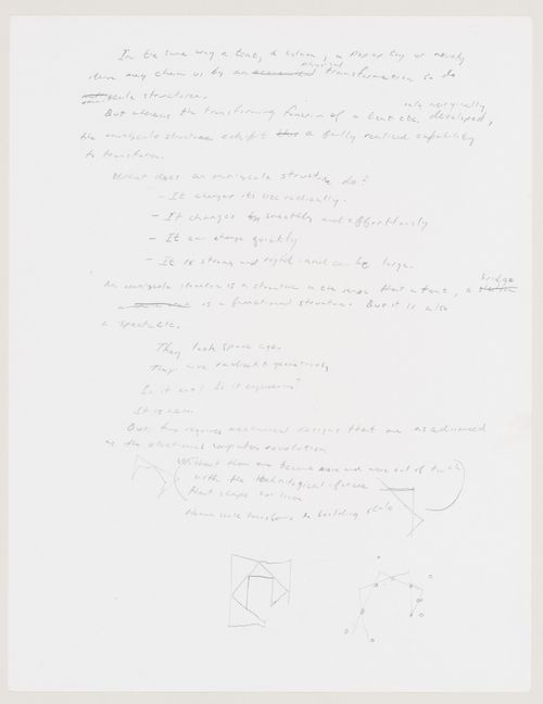 Notes on transformable structures