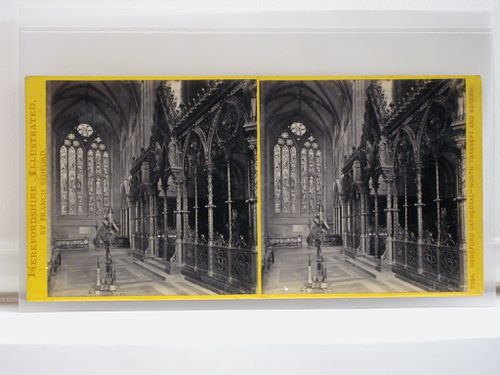 Herefordshire Illustrated. Hereford Cathedral - North Transept and Screen.