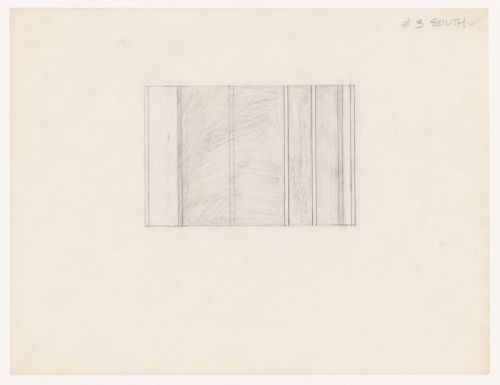 Sketch elevation for House VI, Cornwall, Connecticut