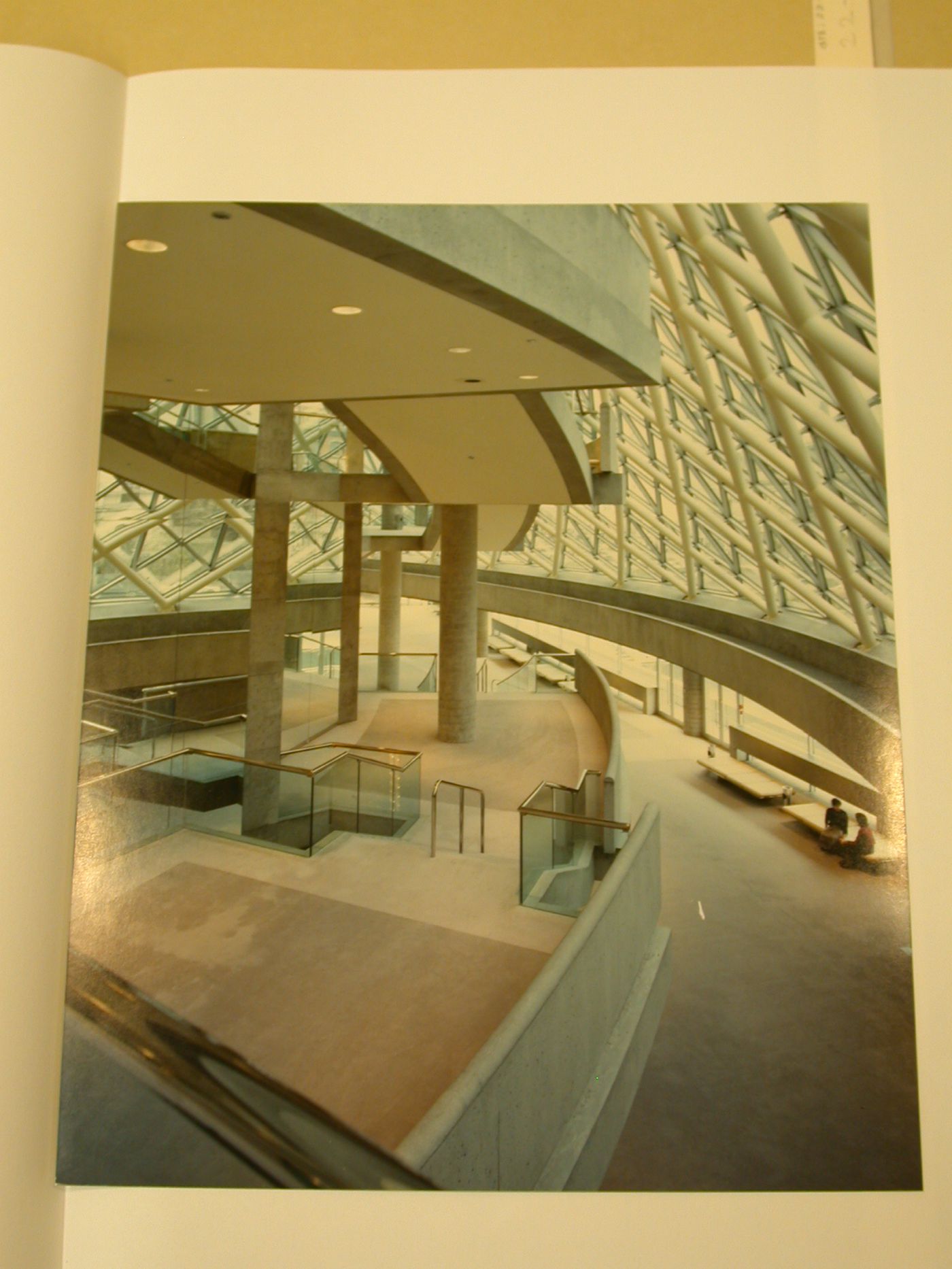Lobby interior, Roy Thompson Hall, Toronto, Ontario