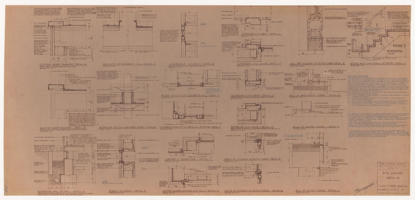 Details for Wall House 2 (Bye House)