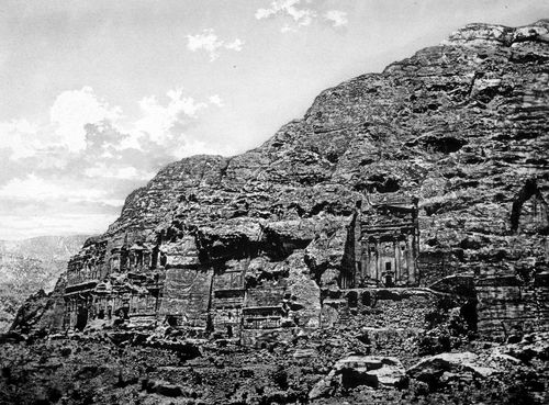 View of an archeological site near the Dead Sea, Israel