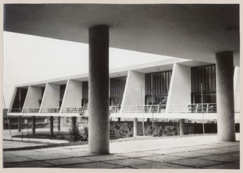 View of primary school, Pedregulho, Rio de Janeiro, Brazil

