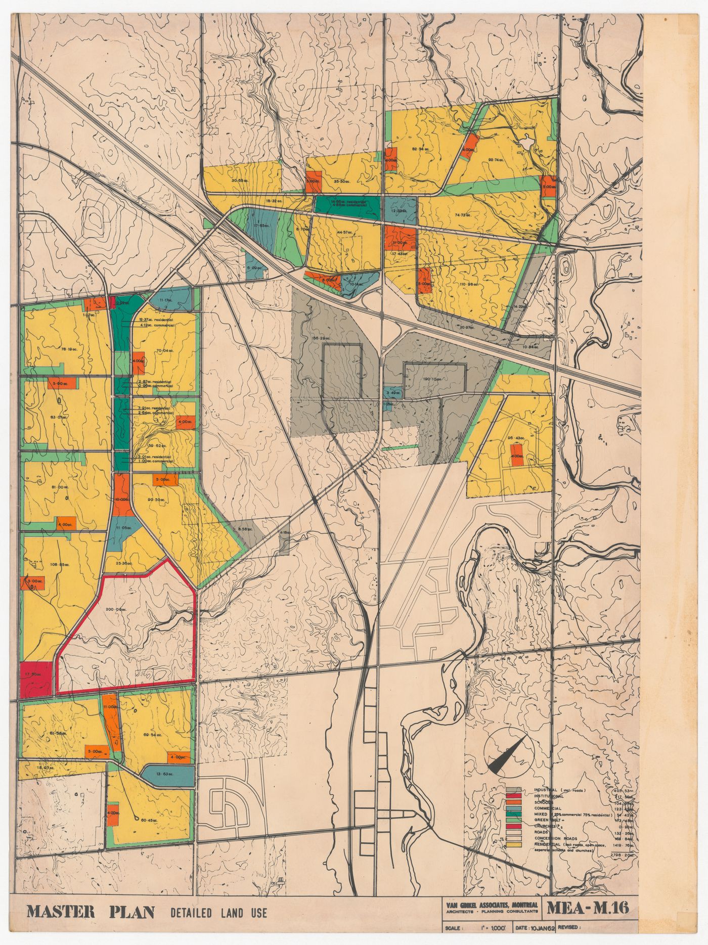 Presentation site plans for Meadowvale, Mississauga, Ontario, Canada