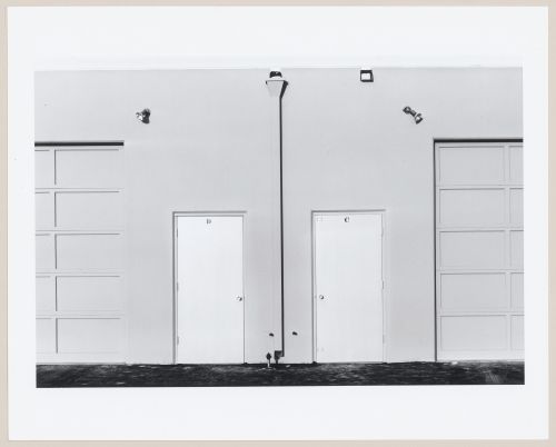 View of the northwest wall of unoccupied industrial spaces, 17875 C and D Skypark Circle, Irvine, California, United States, from the series “The new Industrial Parks near Irvine, California”