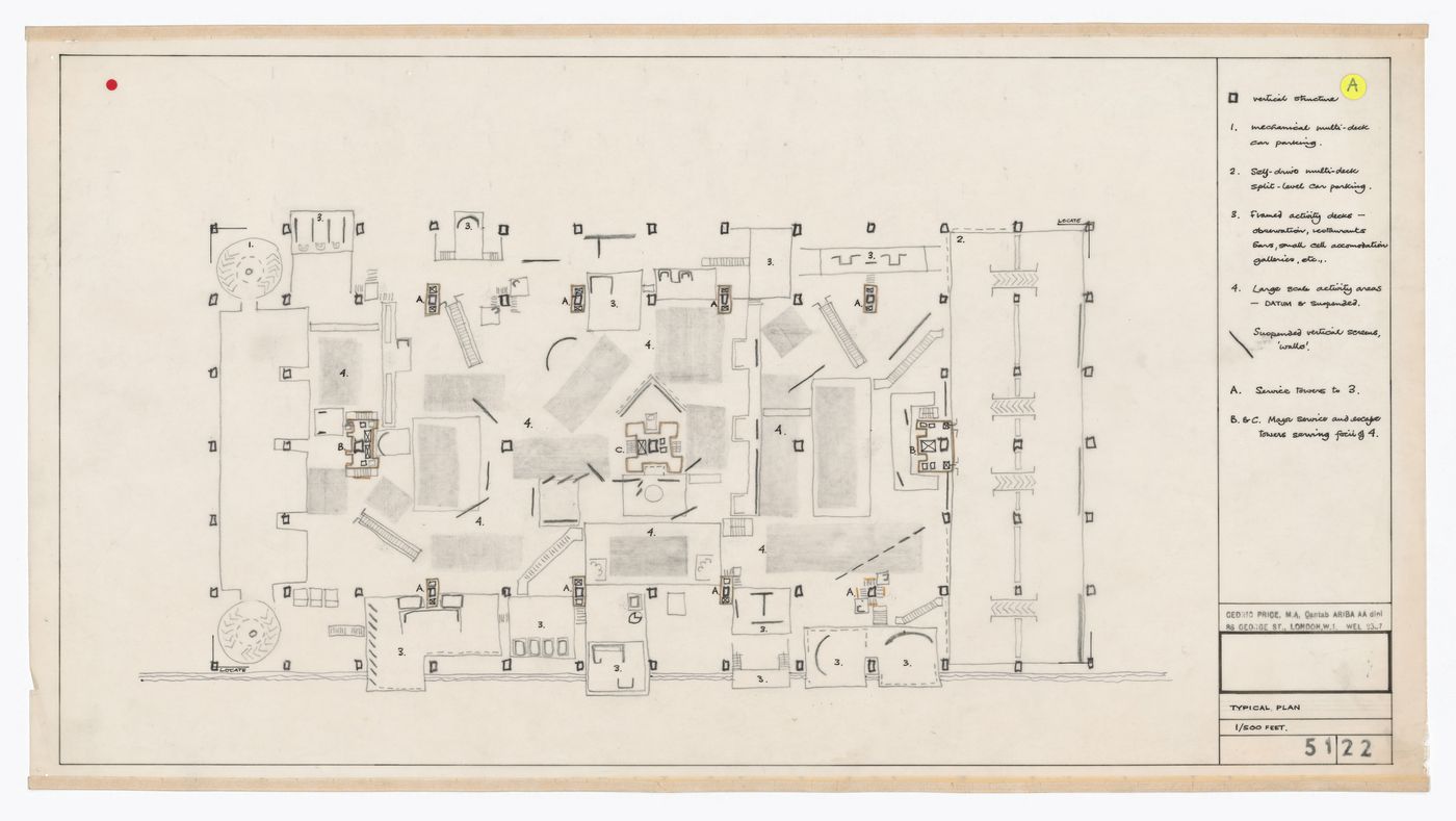 Fun Palace: diagrammatic plan