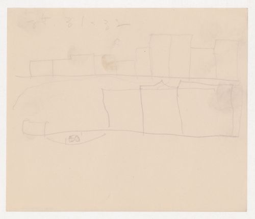 Sketches for a street and buildings, Chicago